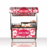 surf n fries cart
